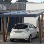 Car-port solaire CFA de Quimper en Bretagne réalisé par BBS