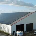 BBS installateur photovoltaïque a réalisé ce chantier d'une puissance de 250kw pour de l'autoconsommation à Saint Évarzec .