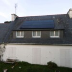BBS installateur solaire a réalisé ce chantier d'une puissance de 3kw pour de l'autoconsommation à Loctudy