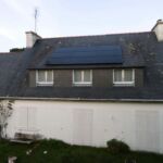 BBS installateur solaire a réalisé ce chantier d'une puissance de 3kw pour de l'autoconsommation à Loctudy