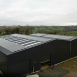 BBS a réalisé cette installation solaire d'une puissance de 100kw à Pleyben.