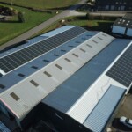 Chantier solaire réalisé par BBS à Saint Yvi