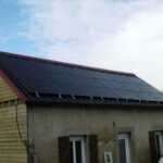 Chantier photovoltaïque réalisé à Landeleau par BBS